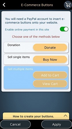 Galite kurti paprastus el. prekybos sprendimus naudodami &bdquo;Paypal&ldquo; mygtukus.